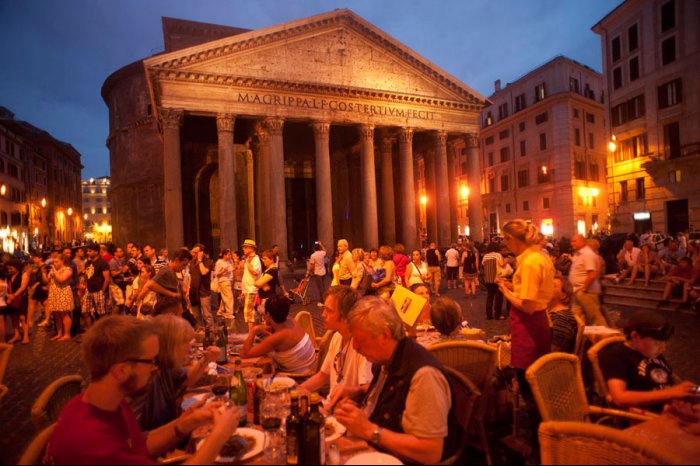 Rome - Piazza della Minerva and The Pantheon - Italy